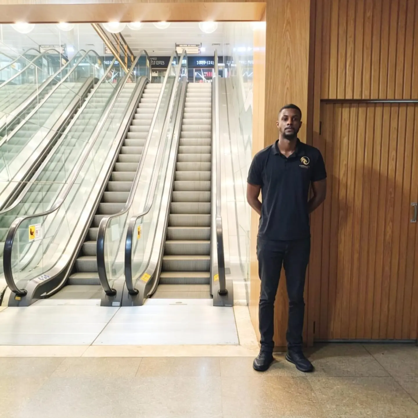 Profissional uniformizado da equipe LEÃO C.A SERVIÇOS