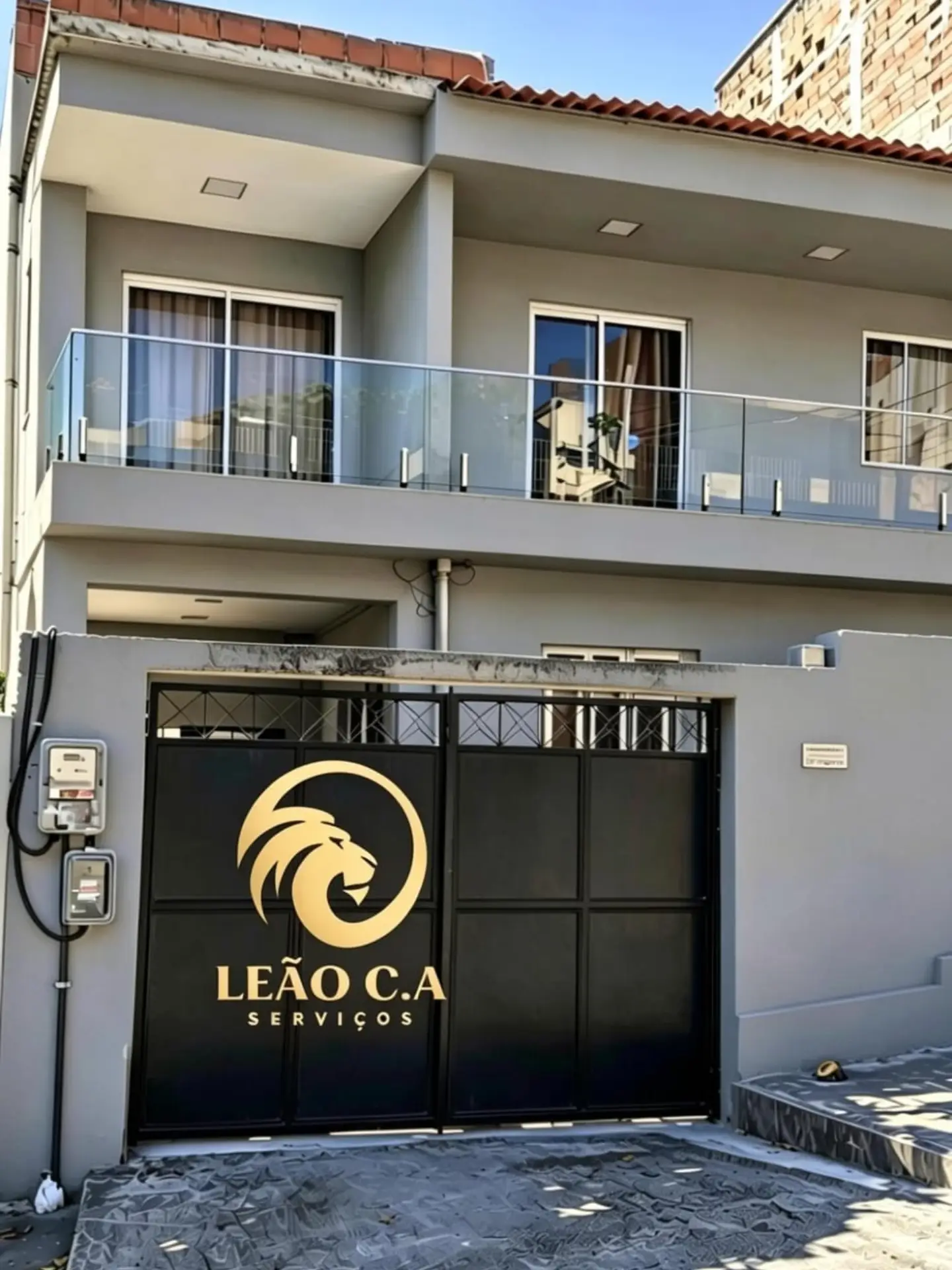 Fachada oficial e sede física da LEÃO C.A SERVIÇOS em Quintino Bocaiúva, Rio de Janeiro